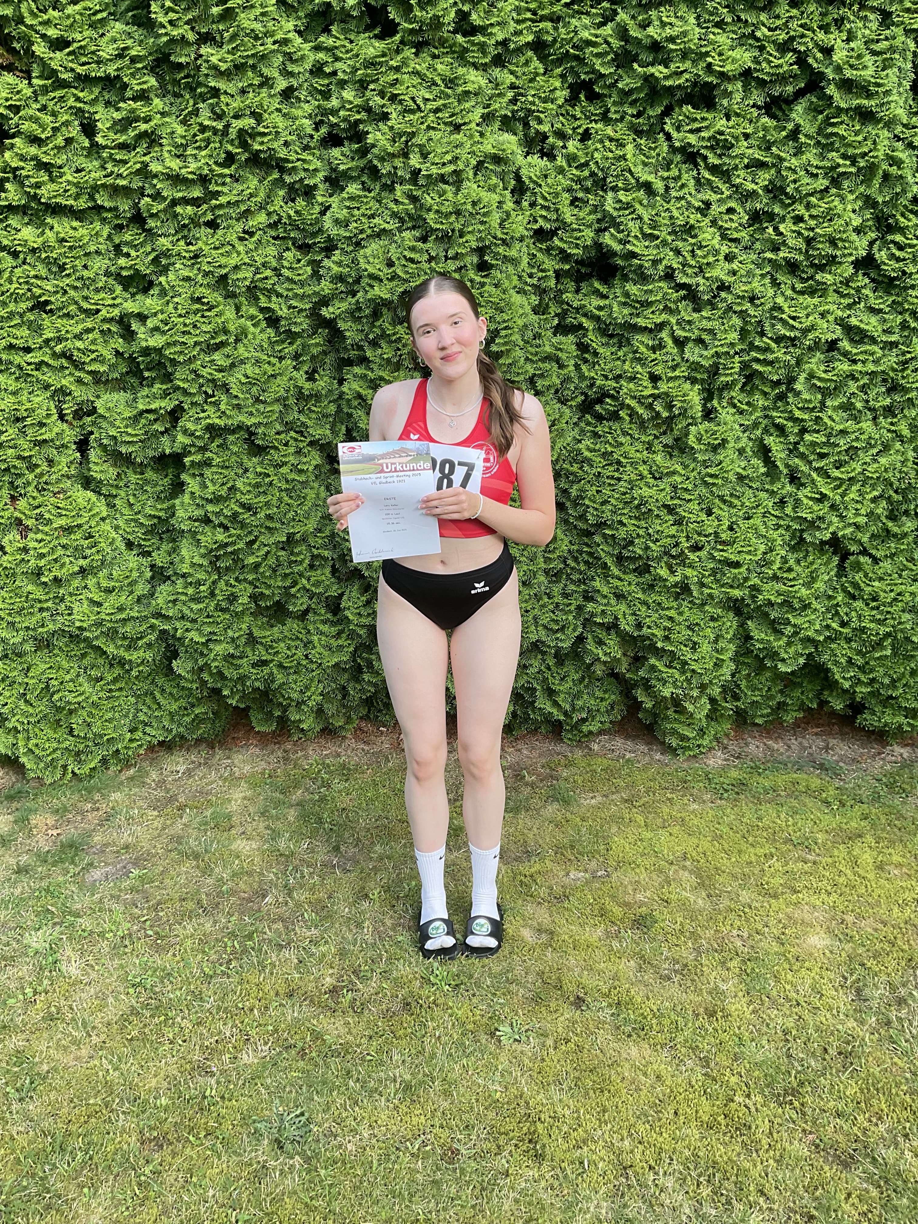 Lara Keller springt auf den DM Zug auf