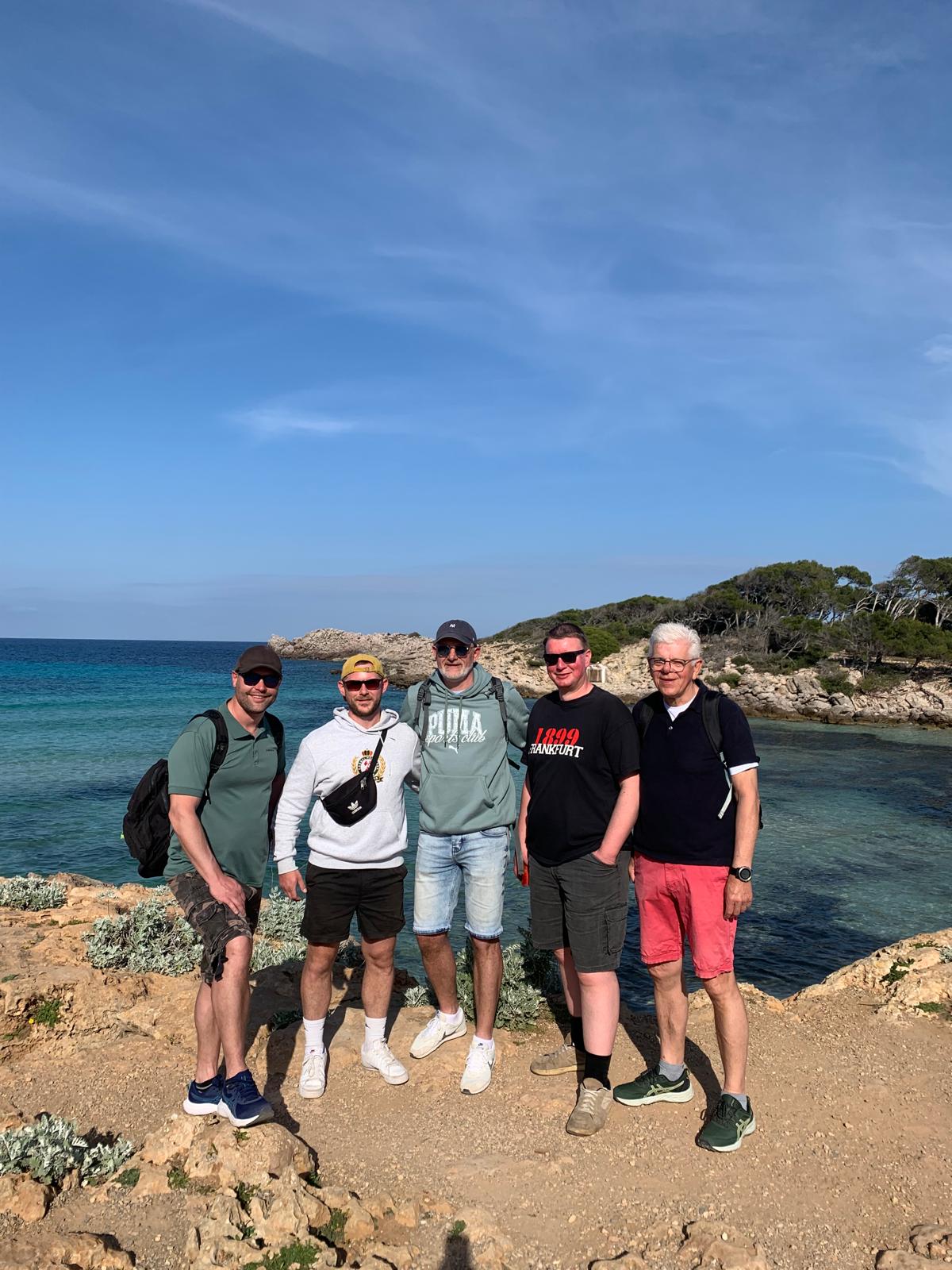 Trainingslager der Tennisherren auf Mallorca